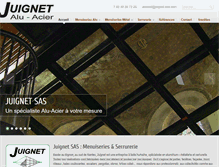 Tablet Screenshot of juignet-sas.com